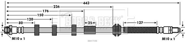 BORG & BECK Jarruletku BBH7598